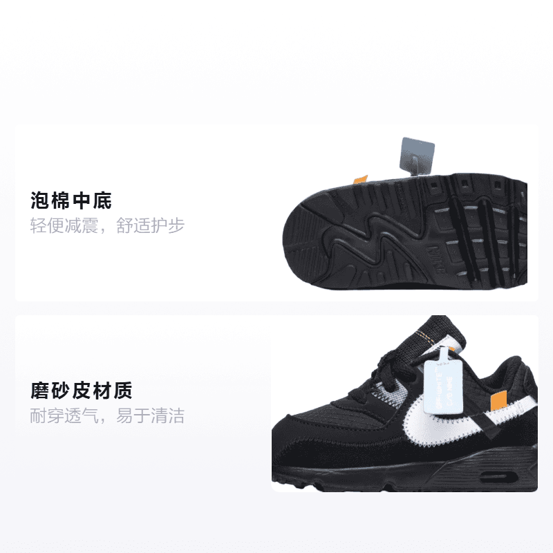 Кроссовки OFF-WHITE x Nike Air Max 90 - изображение 2