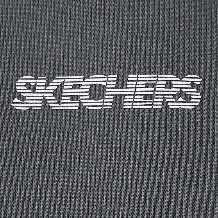 Поло Skechers Sports Lifestyle Collection Sorona Мужская поло дымчато-серого цвета - изображение 4