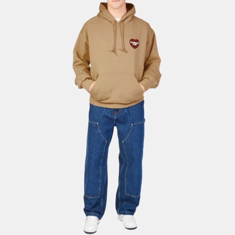 Худи Carhartt WIP Heart Logo Hoodie Brown - изображение 5