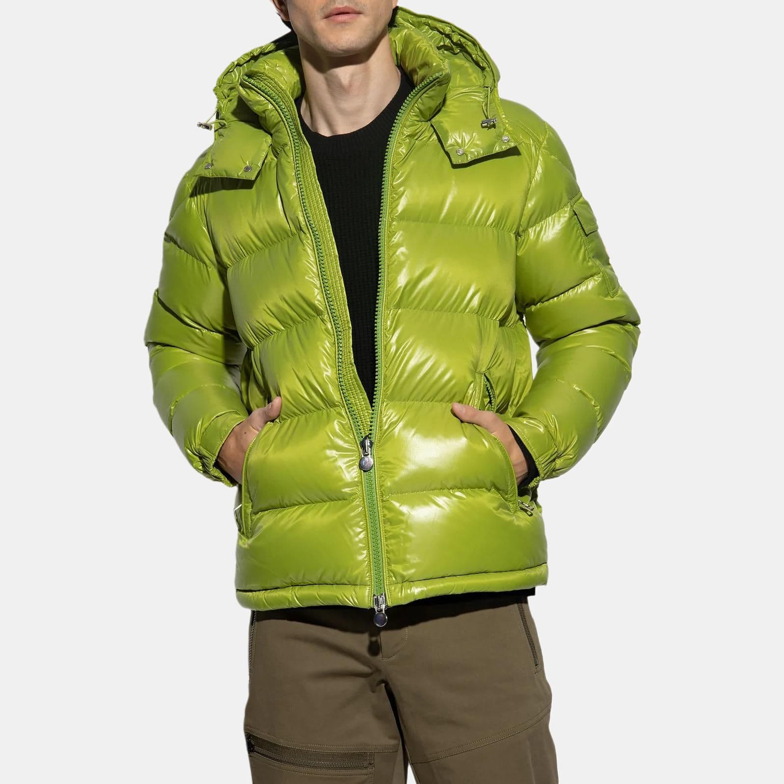 Зимняя куртка Moncler Maya Green - изображение 3