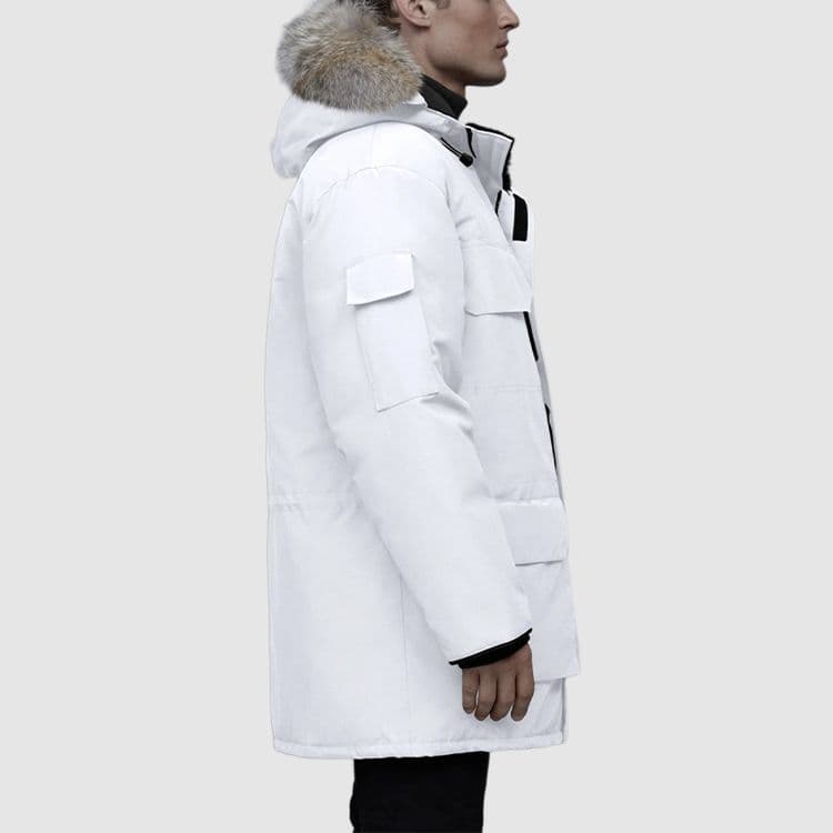 Зимняя куртка Canada Goose Expedition Parka North Star White - изображение 5
