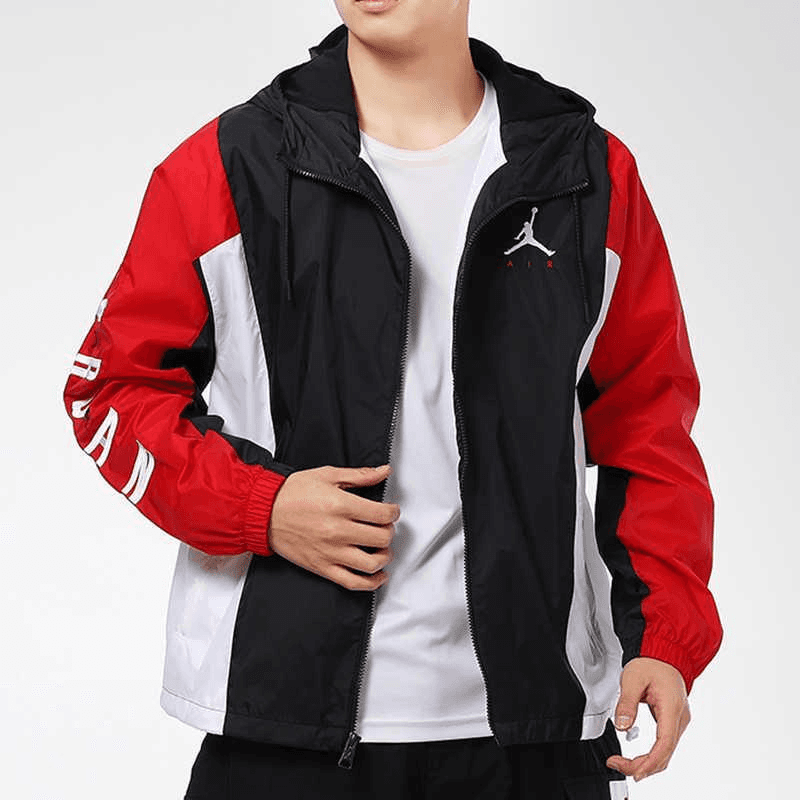 Куртка Jordan Logo Windbreaker Jacket Black - изображение 5
