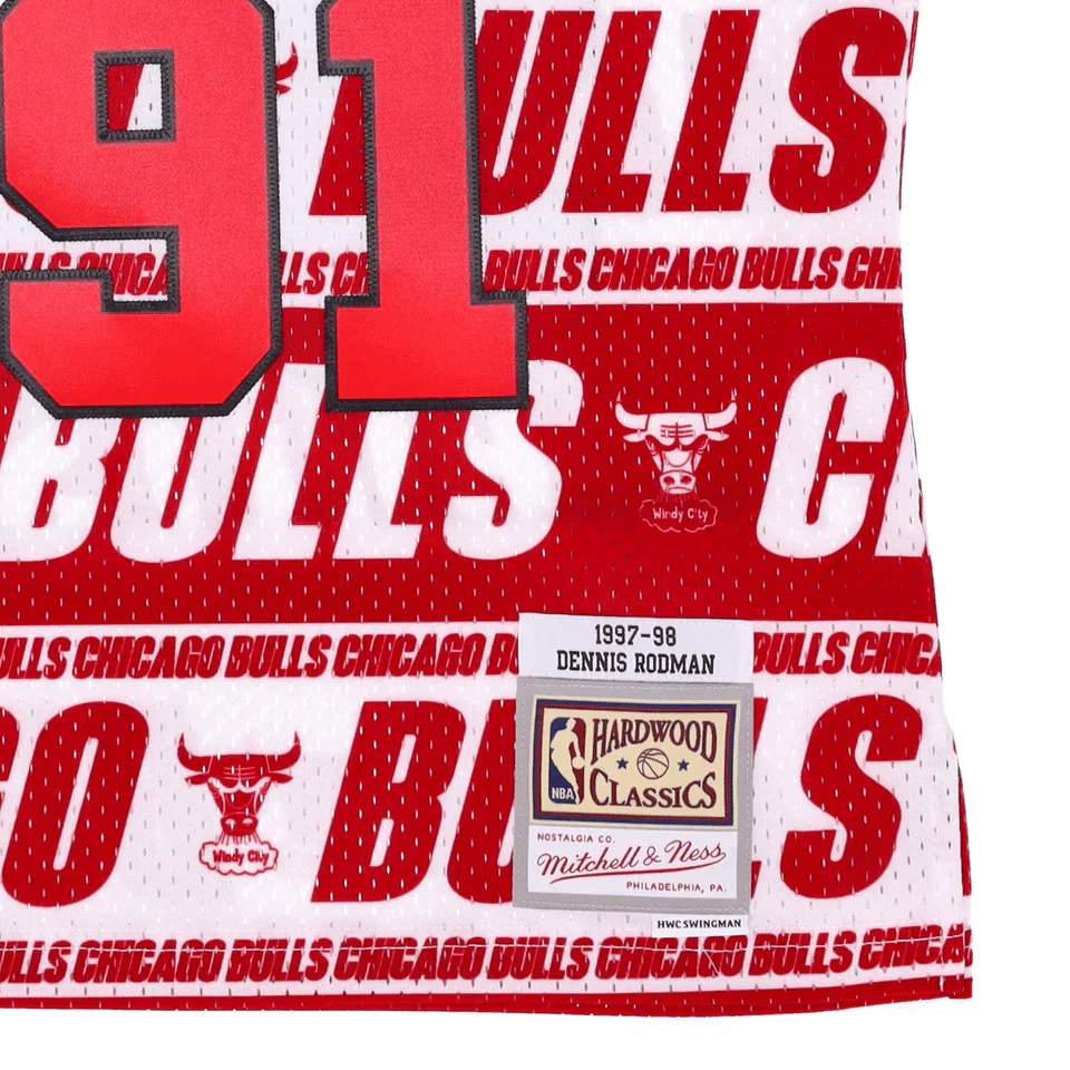 Баскетбольная майка Mitchell Ness 91 - изображение 3