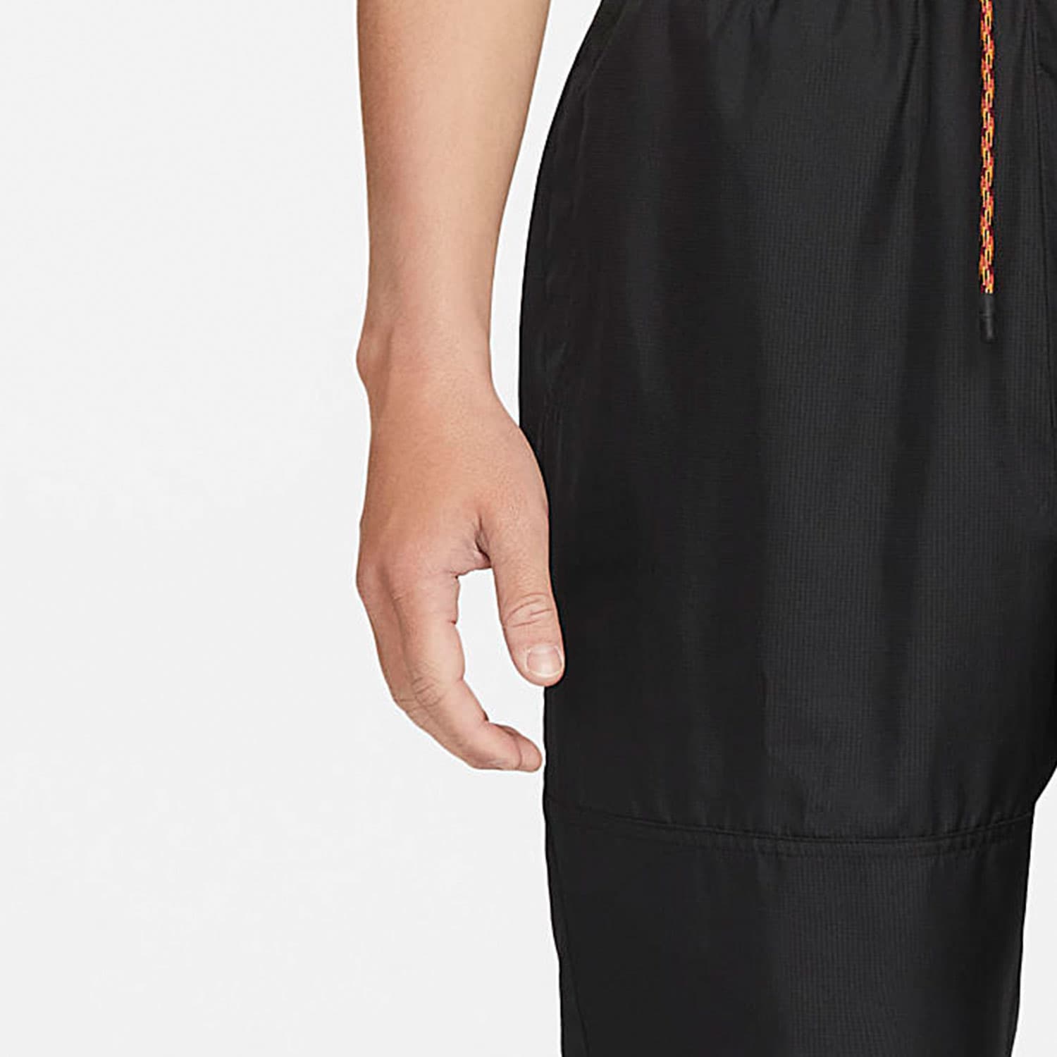Штаны Jordan Logo Print Woven Pants Black — фото 4