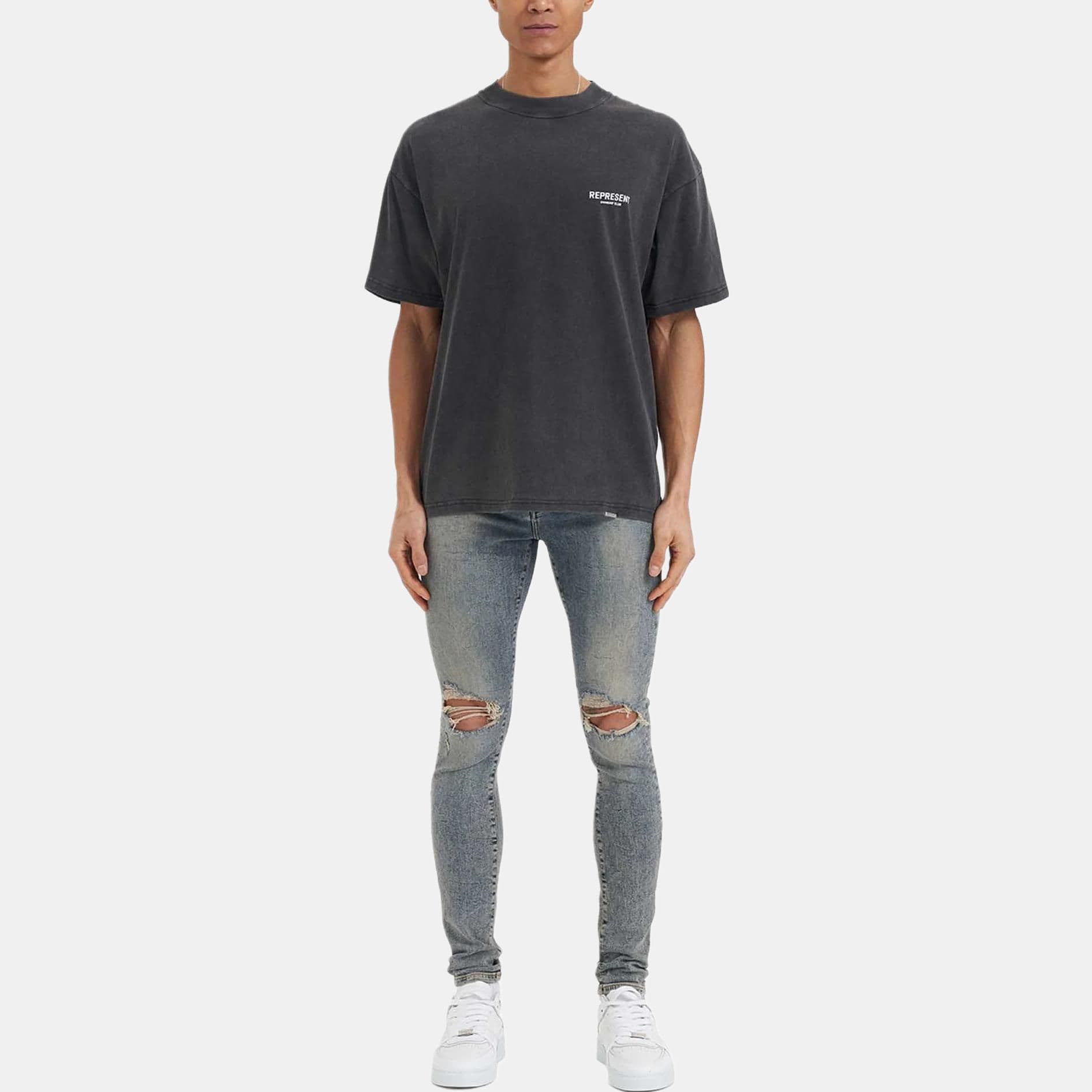 Штаны REPRESENT SS21 Slim Jeans Blue - изображение 4