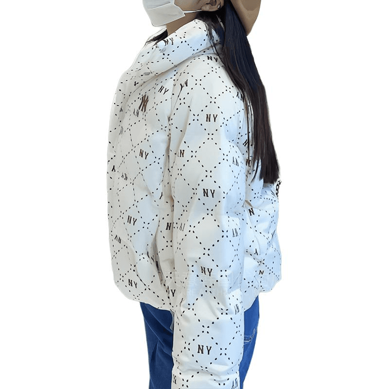 Зимняя куртка MLB FW23 Cream White - изображение 4