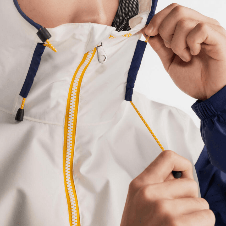 Демисезонная куртка DECATHLON TRIBORD 100 Navy white - изображение 5