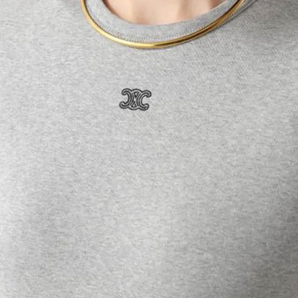 Футболка CELINE Triomphe Logo T - изображение 10