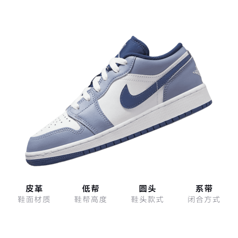Кроссовки для баскетбола Jordan Air Jordan 1 Low GS - изображение 3