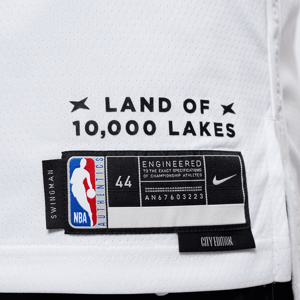 Баскетбольная майка Nike Edwards Timberwolves City Edition Jersey White - изображение 6