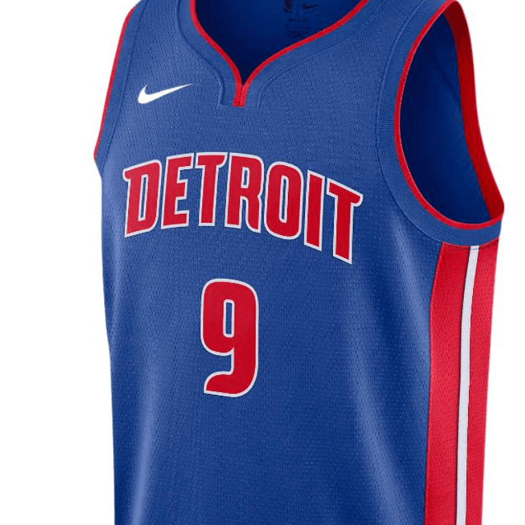 Баскетбольная майка Nike NBA Pistons Grant #9 Jersey Navy - изображение 3