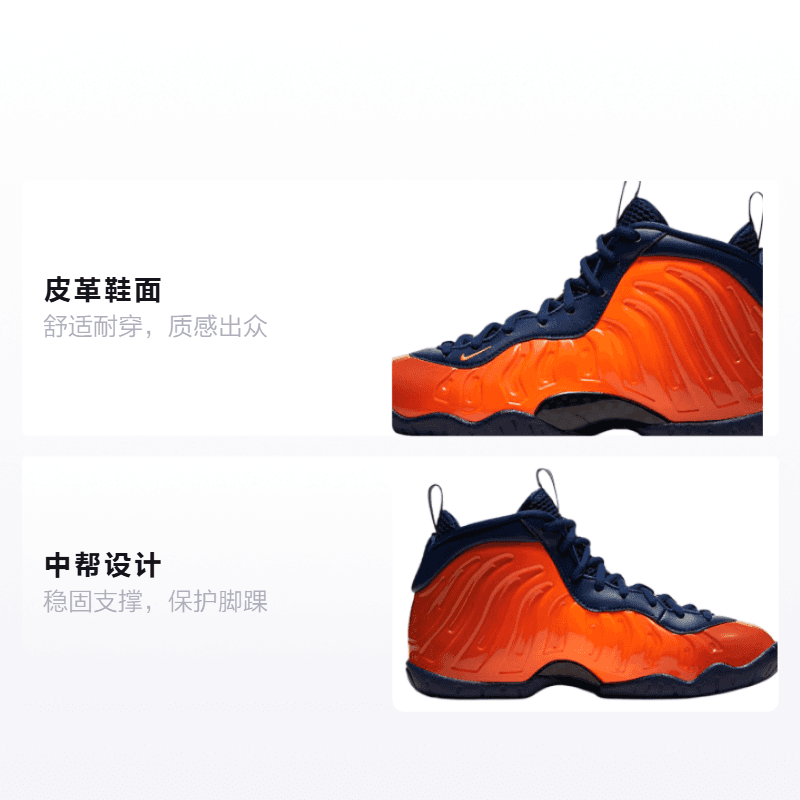 Кроссовки для баскетбола Nike Foamposite One GS - изображение 2