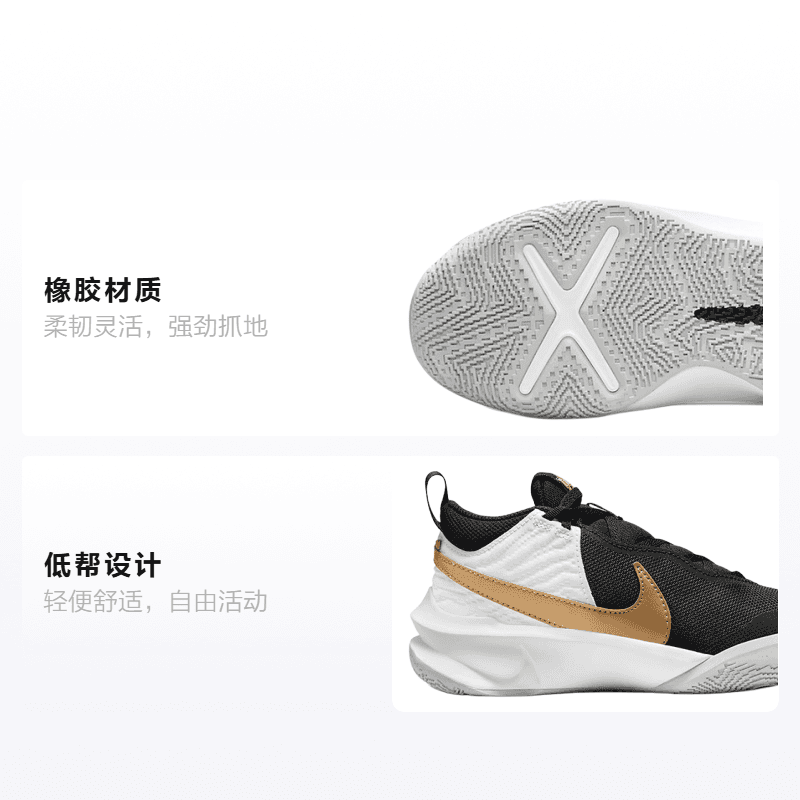 Кроссовки для баскетбола Nike Team Hustle D 10 GS - изображение 2