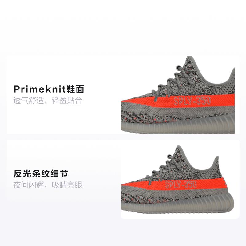 Кроссовки adidas originals Yeezy Boost 350 V2 "Beluga Reflective" - изображение 2
