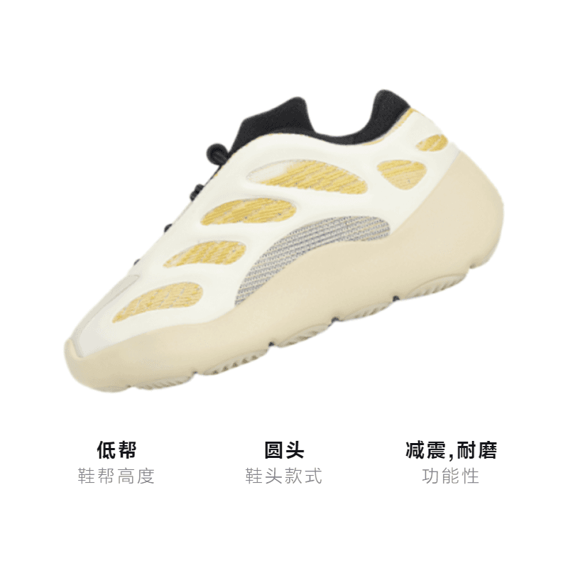 Кроссовки adidas originals Yeezy boost 700 V3 "Safflower" - изображение 3