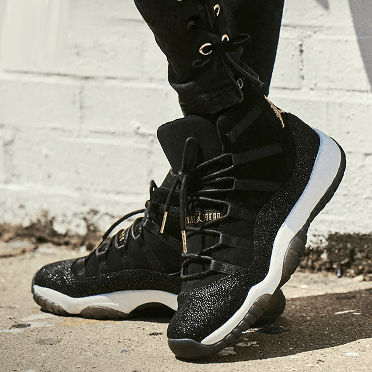 Кроссовки для баскетбола Jordan Air Jordan 11 Retro Heiress Black GS - изображение 4