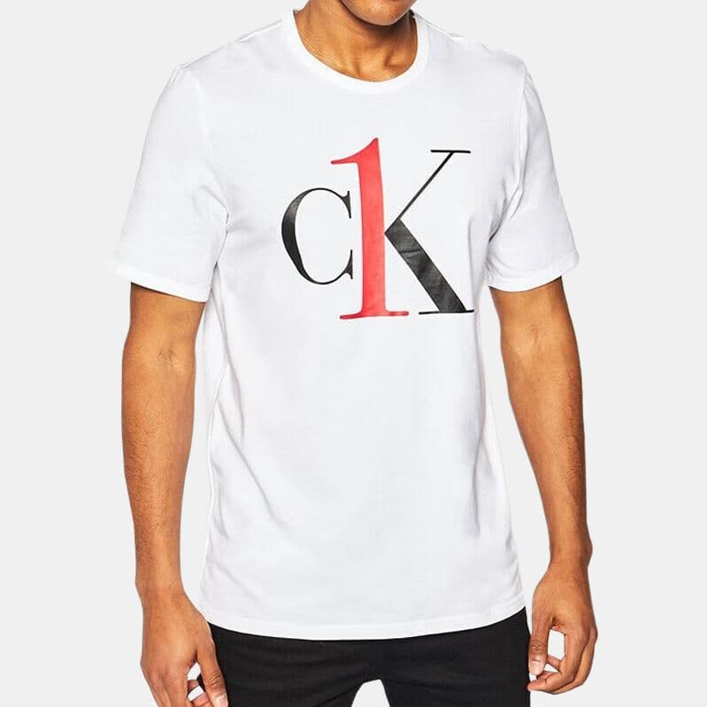 Футболка Calvin Klein Logo Print Crewneck T-Shirt White — фото 2