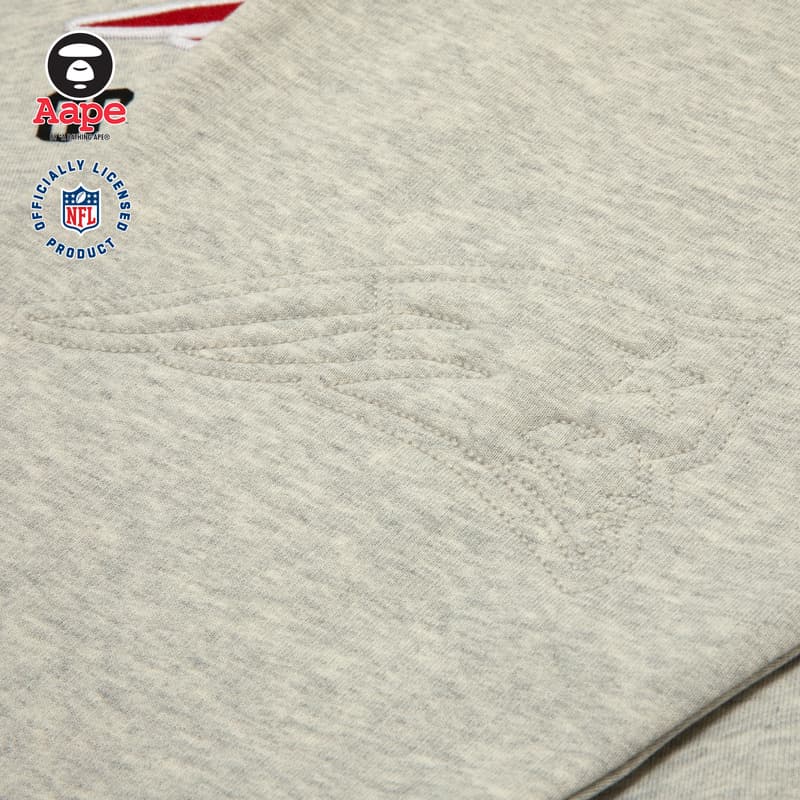Кофта Aape Crewneck Sweatshirt White - изображение 5