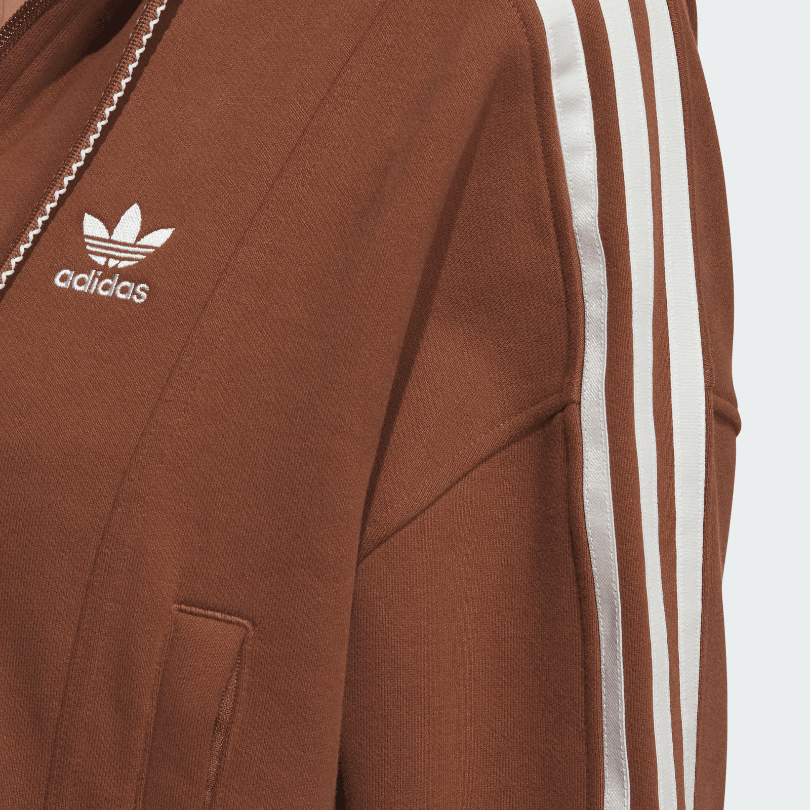 Куртка adidas originals ADICOLOR FW24 24 ADI ZIP UP HOOD logo - изображение 5