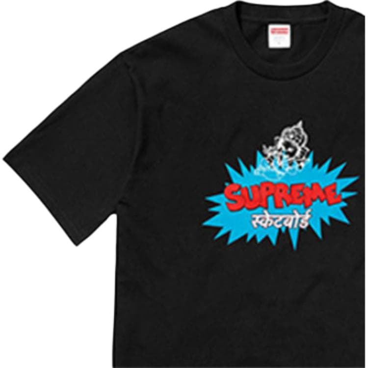 Футболка Supreme SS18 Ganesha Tee Black T - изображение 3