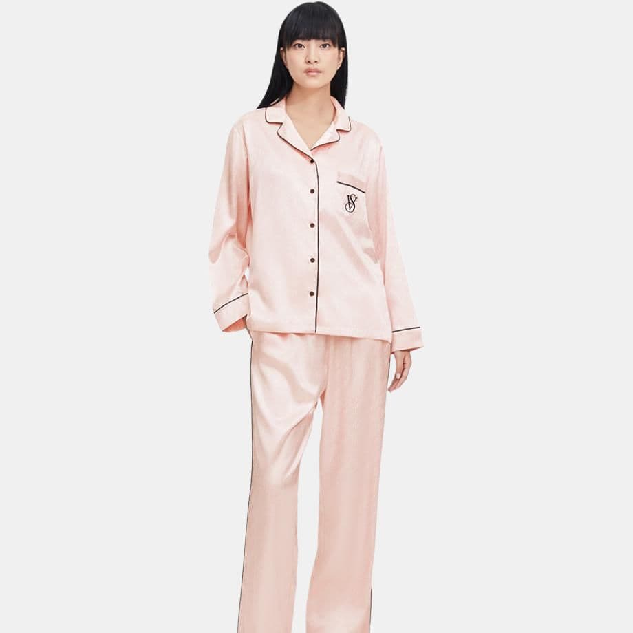 Пижама Victoria's Secret Satin Pajama Set - изображение 2