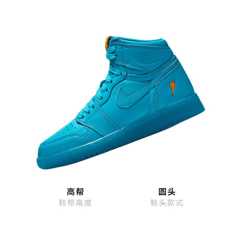 Кроссовки для баскетбола x Jordan Air Jordan 1 Retro "G8RD" GS - изображение 3