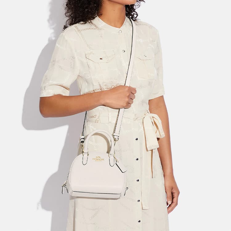 Сумка COACH Sydney 21 Chalk White - изображение 5