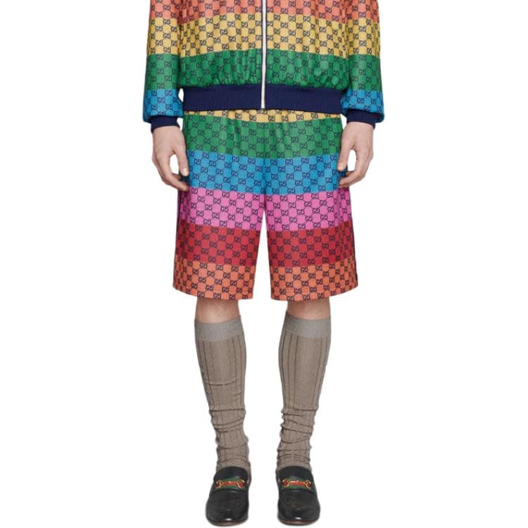 Шорты GUCCI SS21 Multicolor Knit Shorts - изображение 4