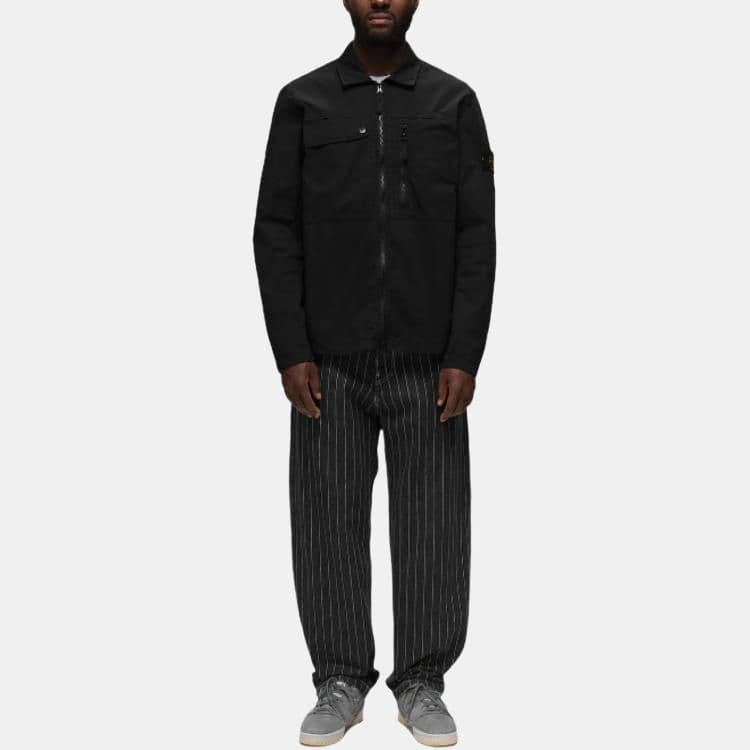 Куртка Stone Island SS24 Black Jacket - изображение 6