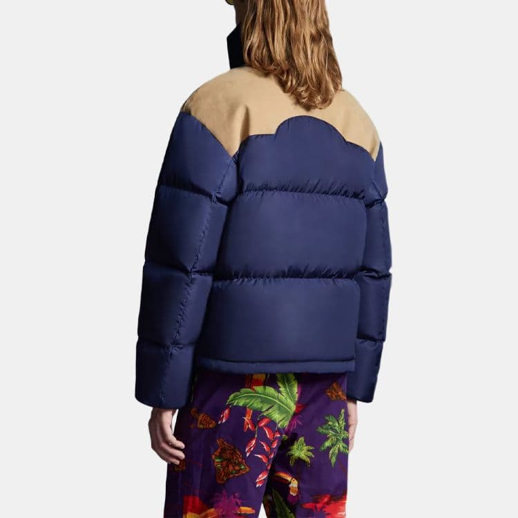 Зимняя куртка Moncler Genius x Palm Angels FW21 Blue - изображение 2