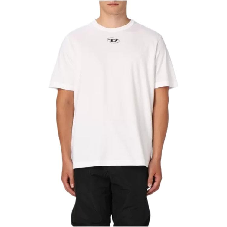 Футболка DIESEL Logo Crew Neck T-Shirt White - изображение 4