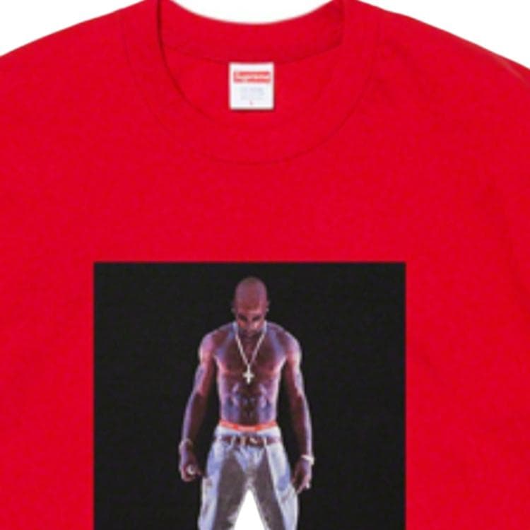 Футболка Supreme Tupac Hologram Tee Red - изображение 3