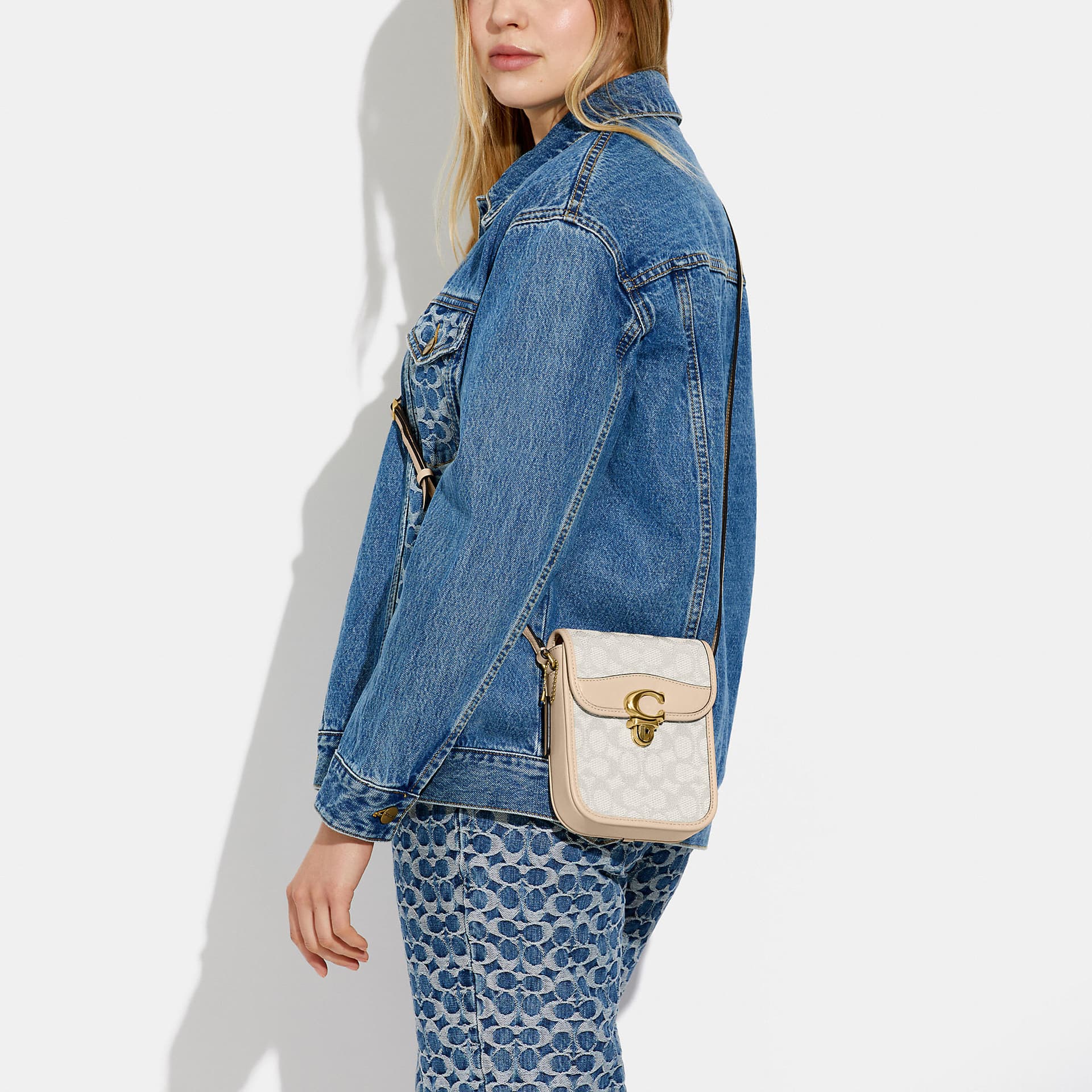 Сумка через плечо COACH Studio 14 Logo - изображение 4