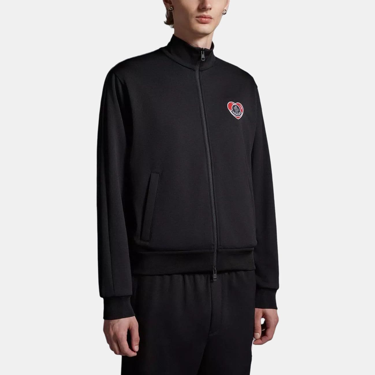 Куртка Moncler Moncoeur Motif Zip-Up Sweatshirt - изображение 4