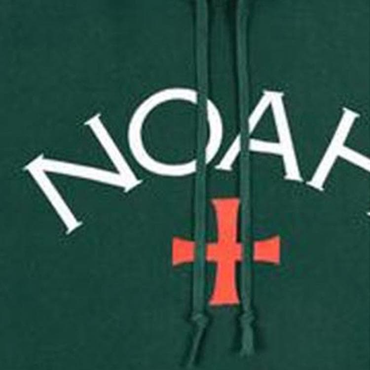 Худи NOAH Core Logo Hoodie Forest Green Logo - изображение 3
