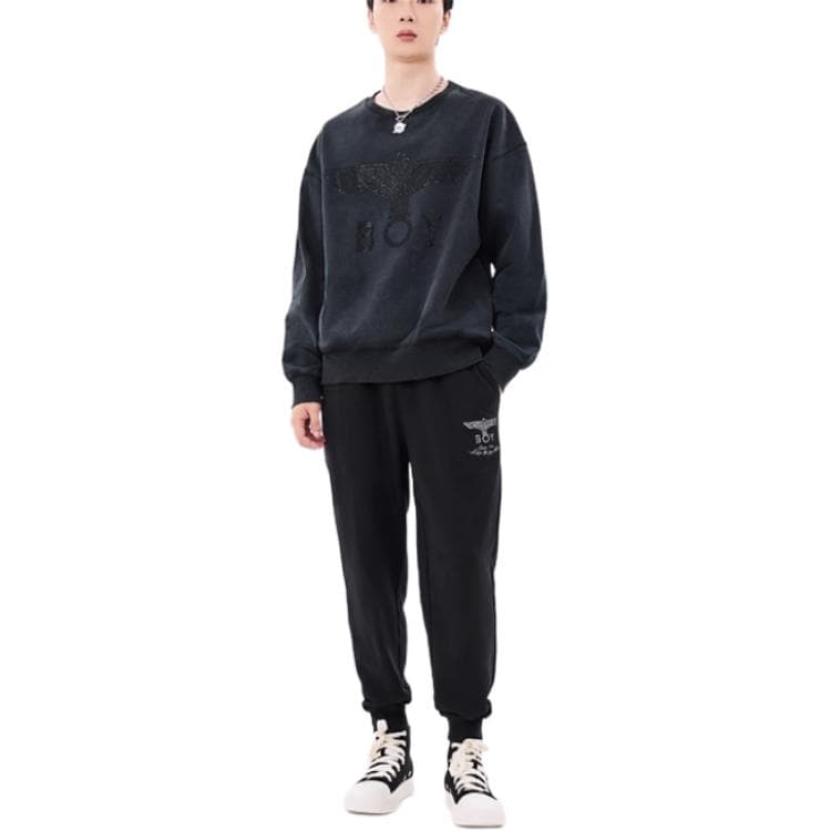Кофта Boy London Logo Crewneck Sweatshirt Gray - изображение 4