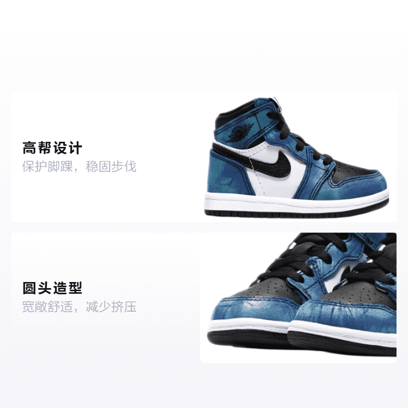Кроссовки Jordan Air Jordan 1 High OGTie-Dye - изображение 2