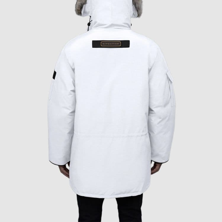 Зимняя куртка Canada Goose Expedition Parka North Star White - изображение 4