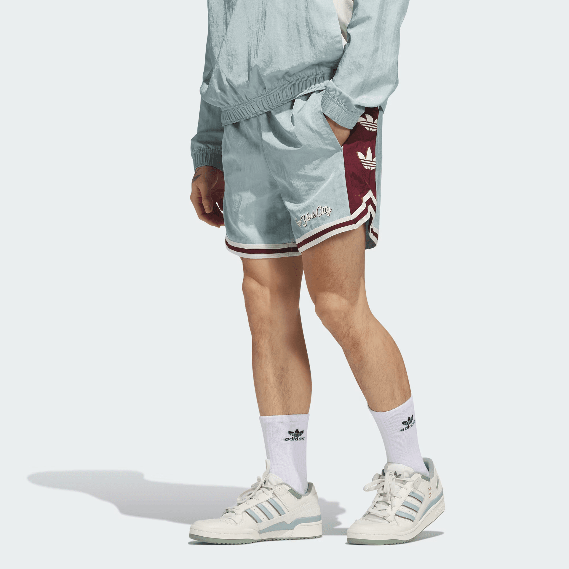 Тренировочные штаны adidas originals HOOP YORK CITY logo - изображение 5