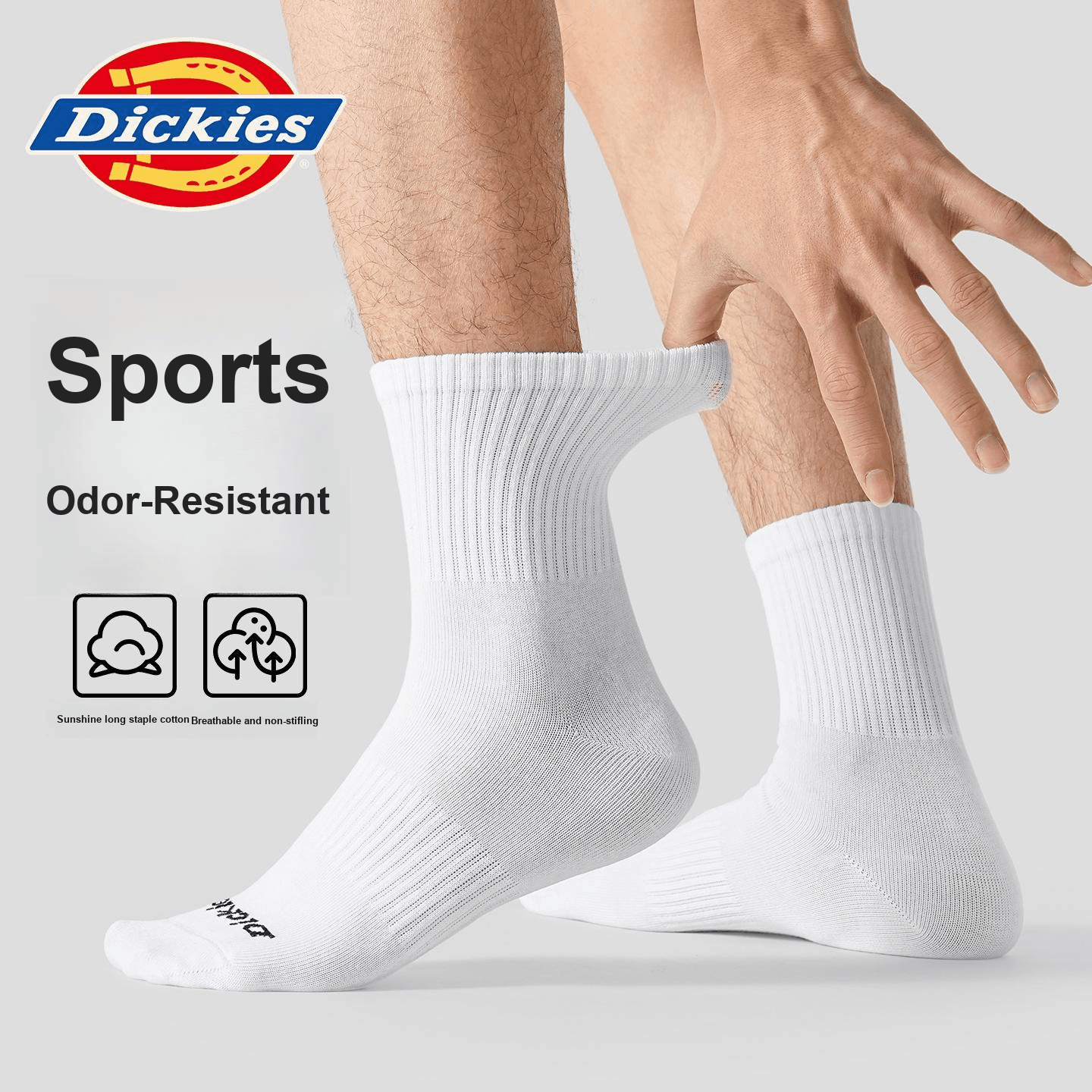Носки Dickies Носки Crew Унисекс Сумка для покупок 5 пар - изображение 5