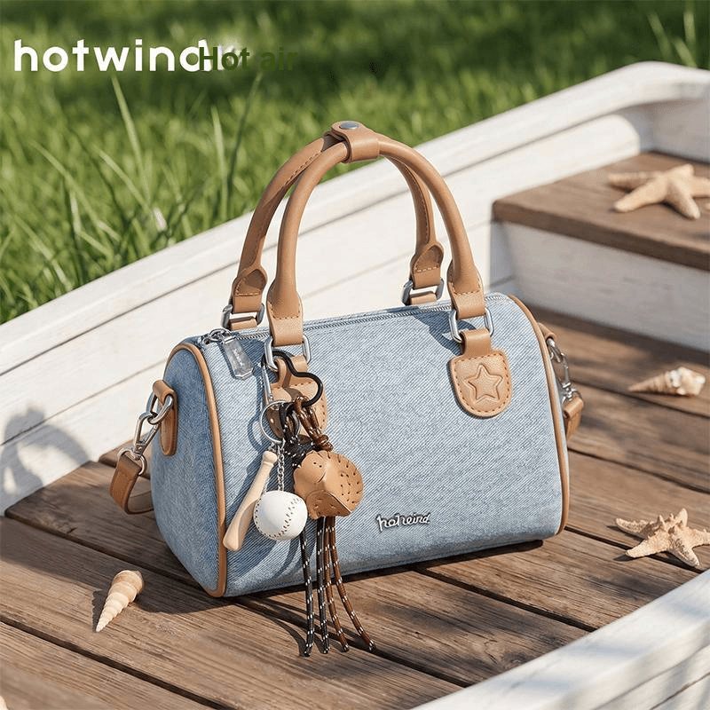 Сумка Hotwind Сумки Джинсовый Синий Женские - изображение 6