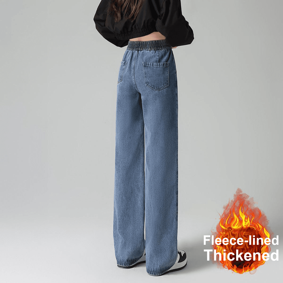 Джинсы Tonlion Medium Blue Women's Jeans Тонлион Средне-синие Женские Джинсы - изображение 5