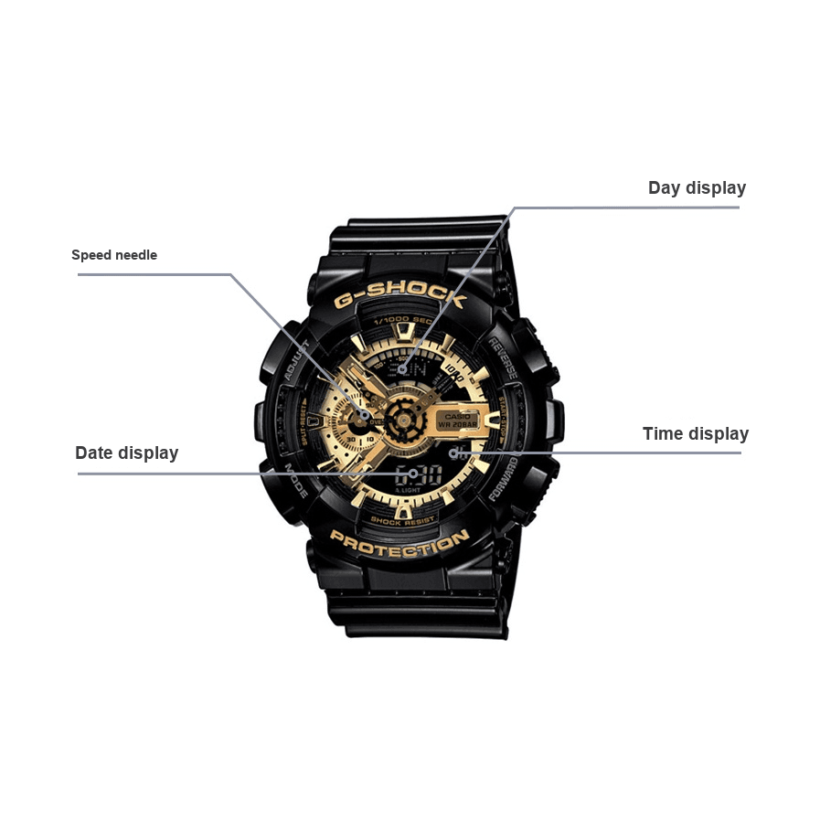 Часы G-SHOCK GA-110GB-1A Black Gold - изображение 3