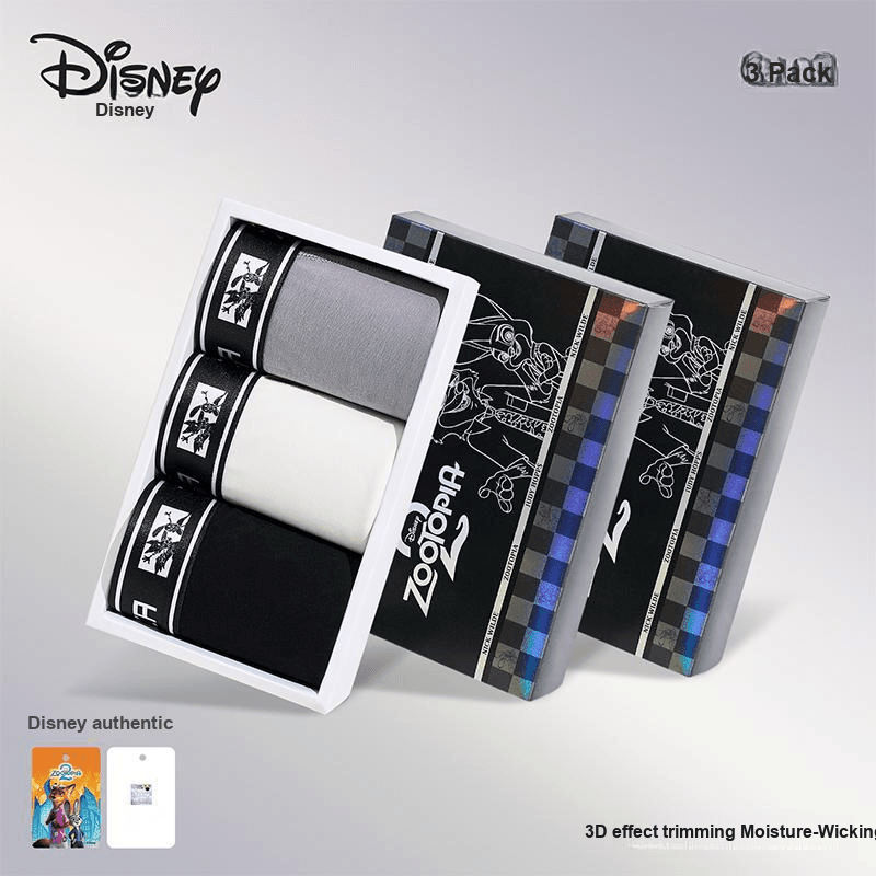 Трусы Disney Zootopia 2 Боксеры Мужские Коробка 3 Упаковки - изображение 5