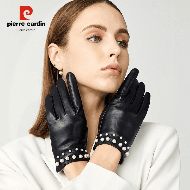 PIERRE CARDIN Овчина Пальцевые Женские Черный - изображение 3