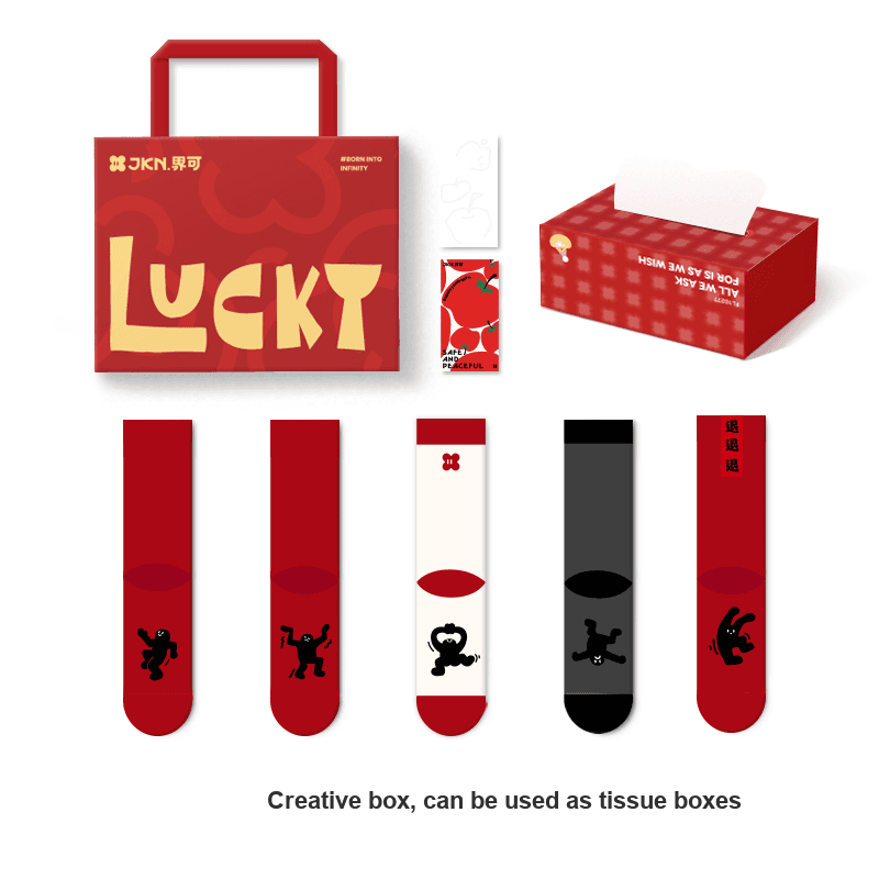 Носки JKN Высокие носки Унисекс 4 шт Gift Box Set - изображение 2