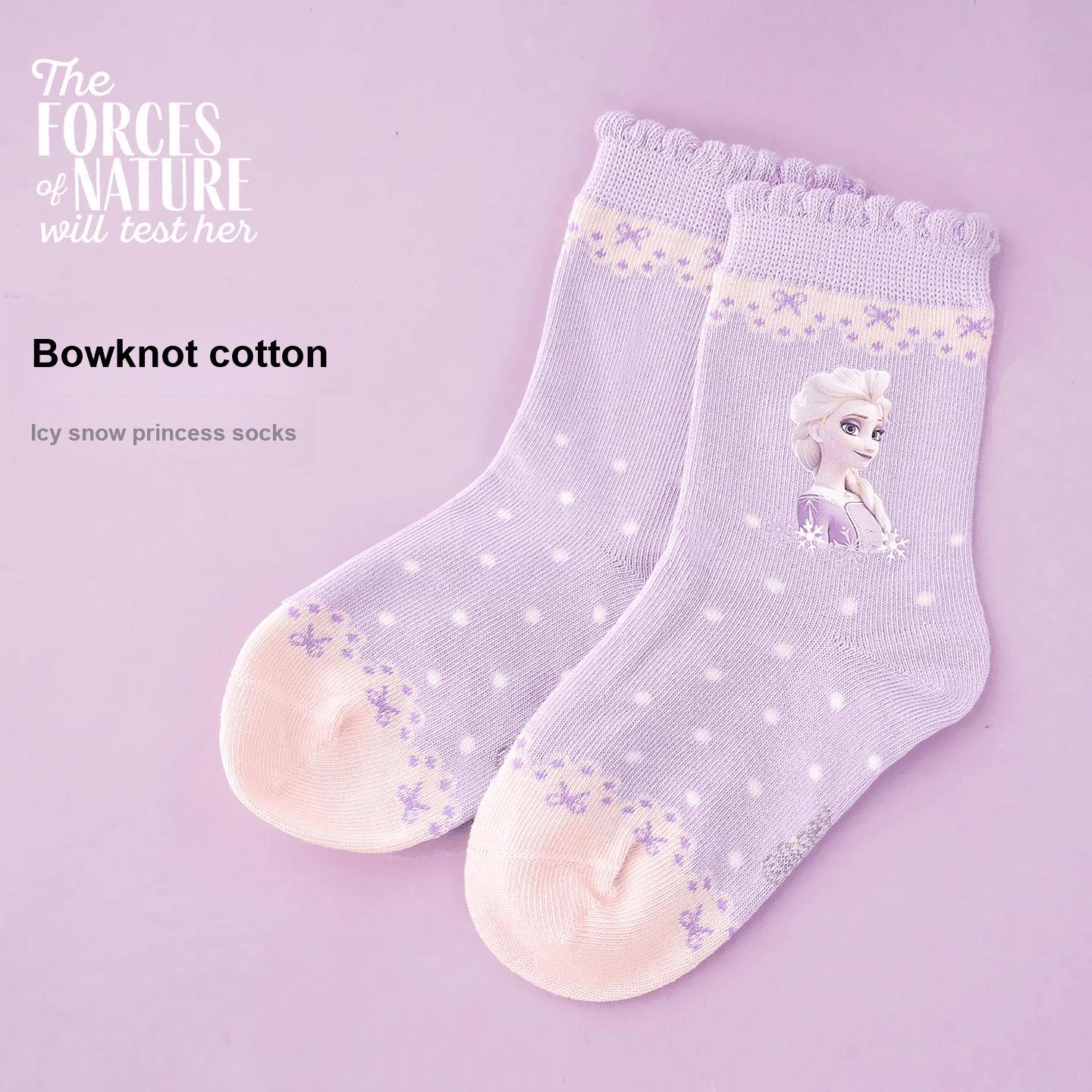 DISNEY FROZEN Осенние и зимние носки для девочек 5 пар детские - изображение 3