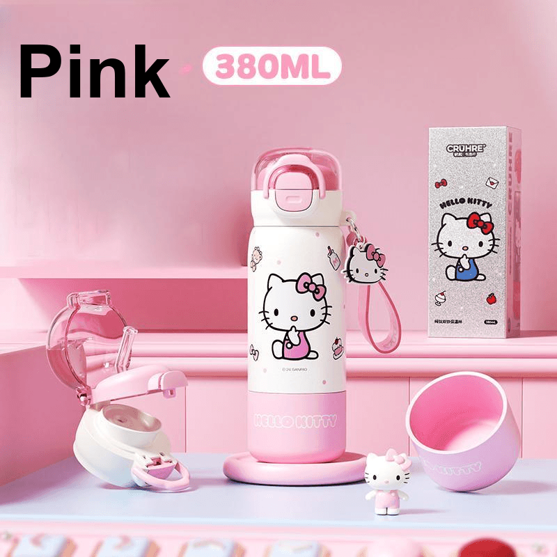 Санрио X Cruhre Chuhe Совместная модель Чистый титан THERMOS Подстаканник Высококачественная Чашка для воды - изображение 2