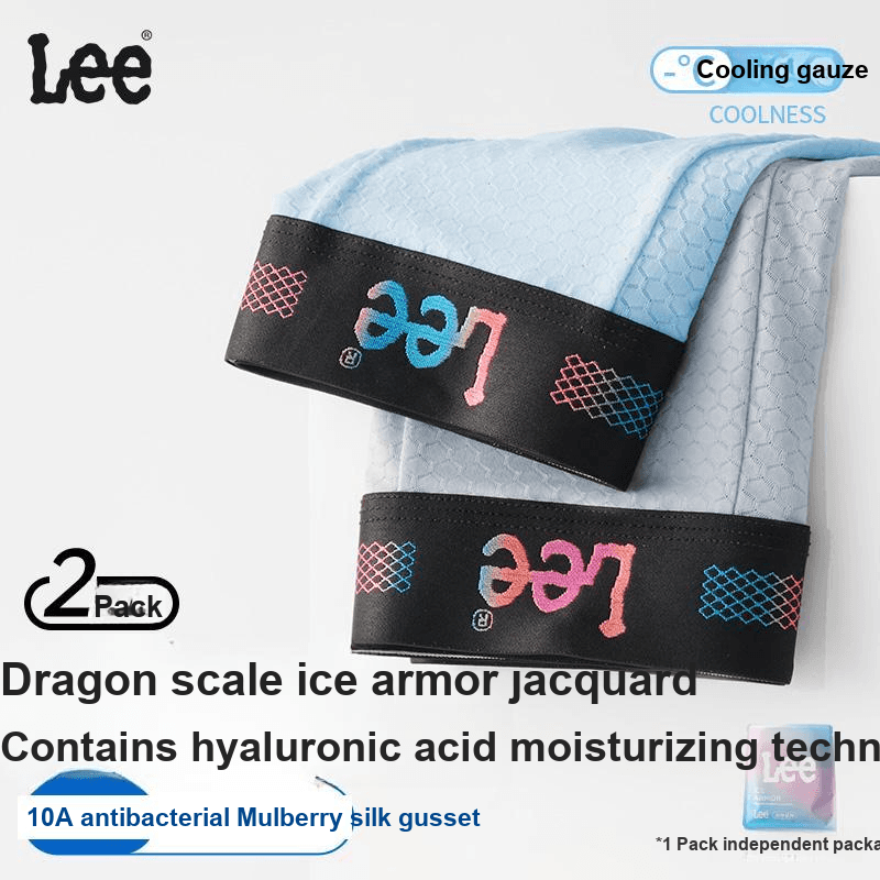 Трусы LEE Черный+Серый+Белый+Темно-синий+Светло-синий+Светло-зеленый Мужские боксер-шорты - изображение 2