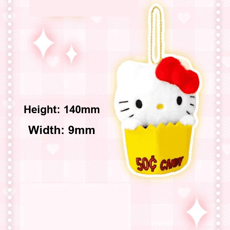 Sanrio Hello Kitty Мягкие игрушки с брелоками длина тела 14 см - изображение 2